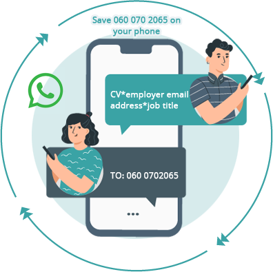 Send your professional email via WhatsApp to potential employers. Learn more on ejoobi.com - AI recruitment platform